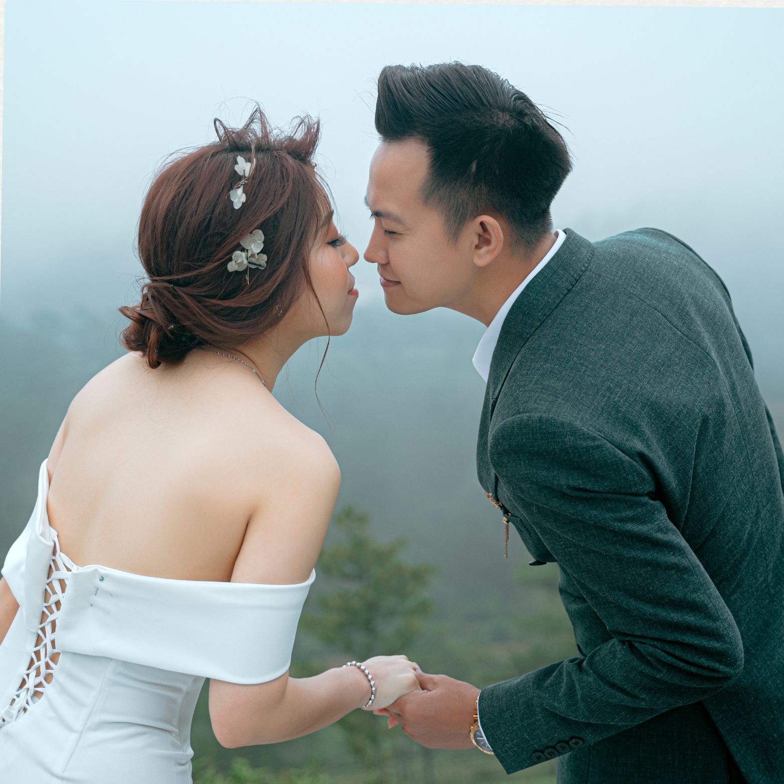 Romantic moment
